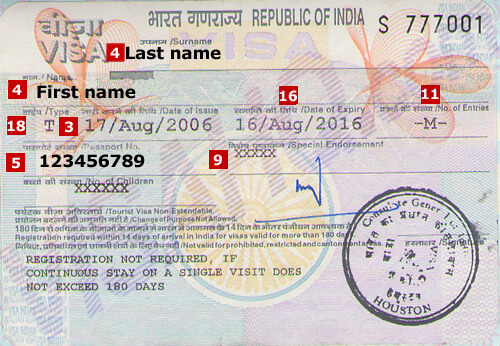 Visa de India