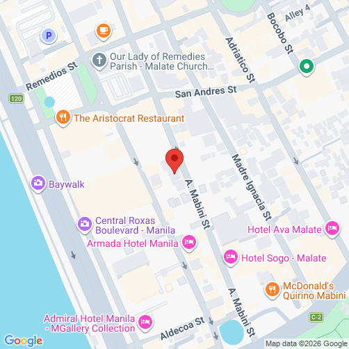 Mapa de  (Malate Manila)